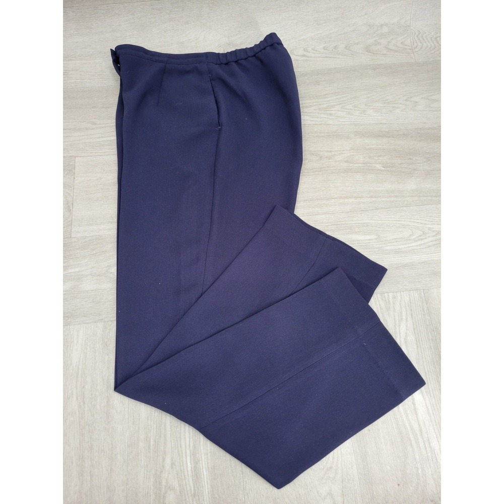 VTG Pendleton Women's‎ Pants Size 8 Navy Blue High Rise Career USA Made